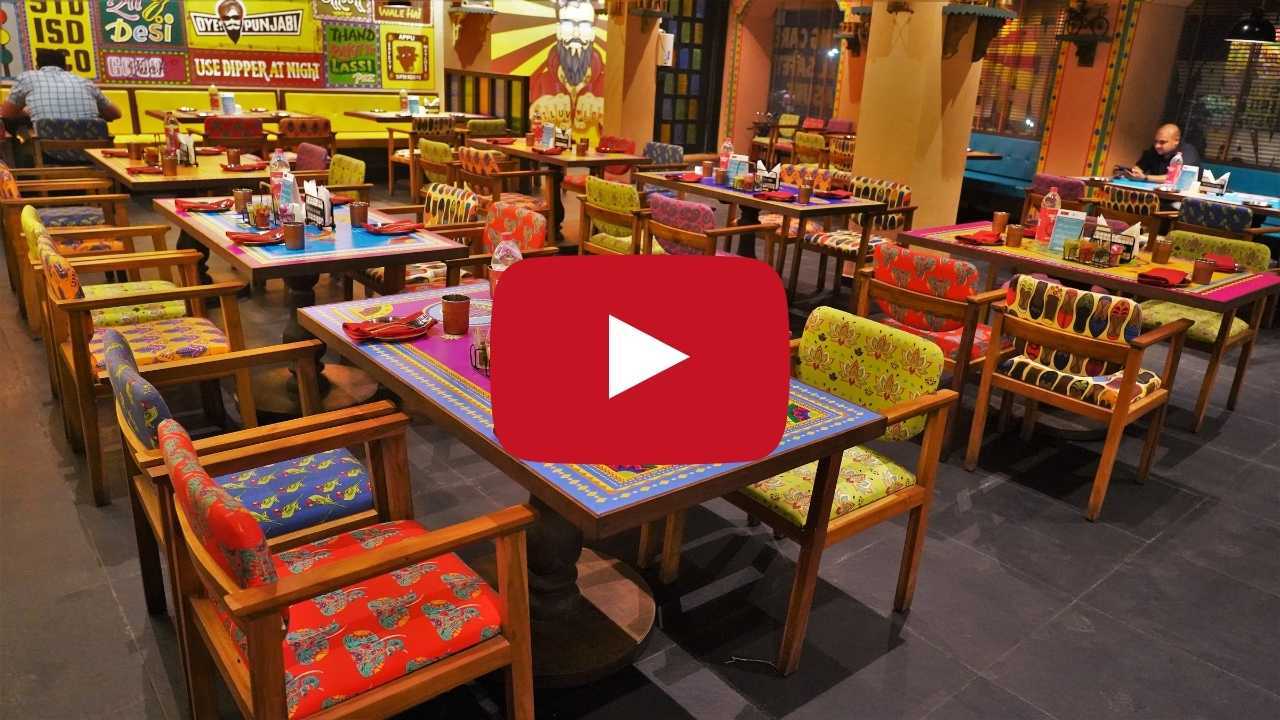 Dhaba style sales dining table